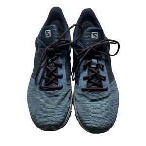 Salomon Outbound Prism GTX Shoes Mens 10 Blue Gore-Tex Trail Running Hiking
